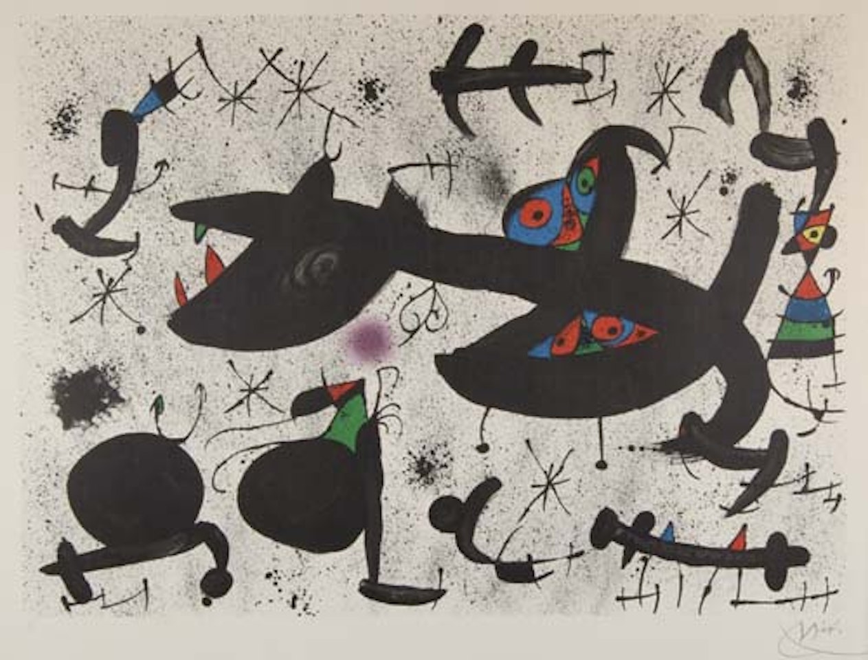 Homenatge à Joan Prats by Joan Miró