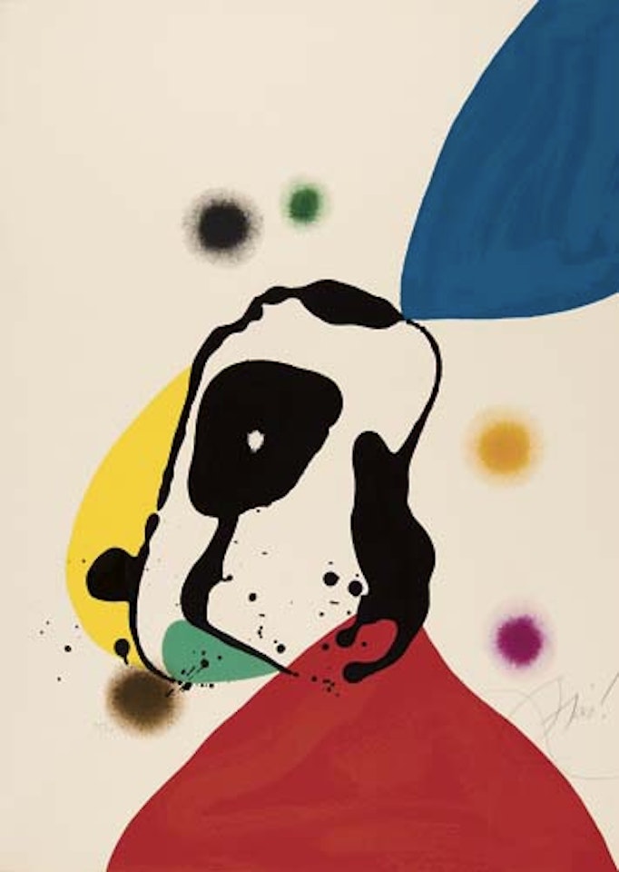 Sur le Fleuve bleu et jaune by Joan Miró