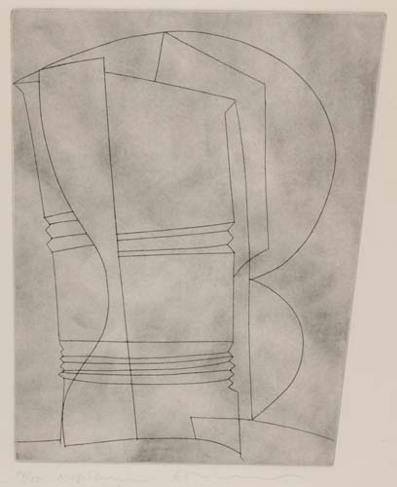 Still Life with Curves by Ben Nicholson, O.M.
