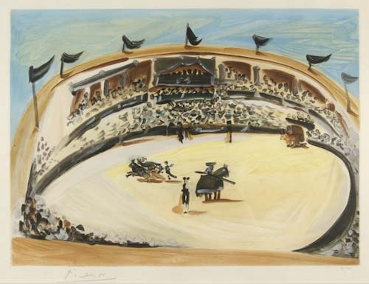 La Corrida by Pablo Picasso