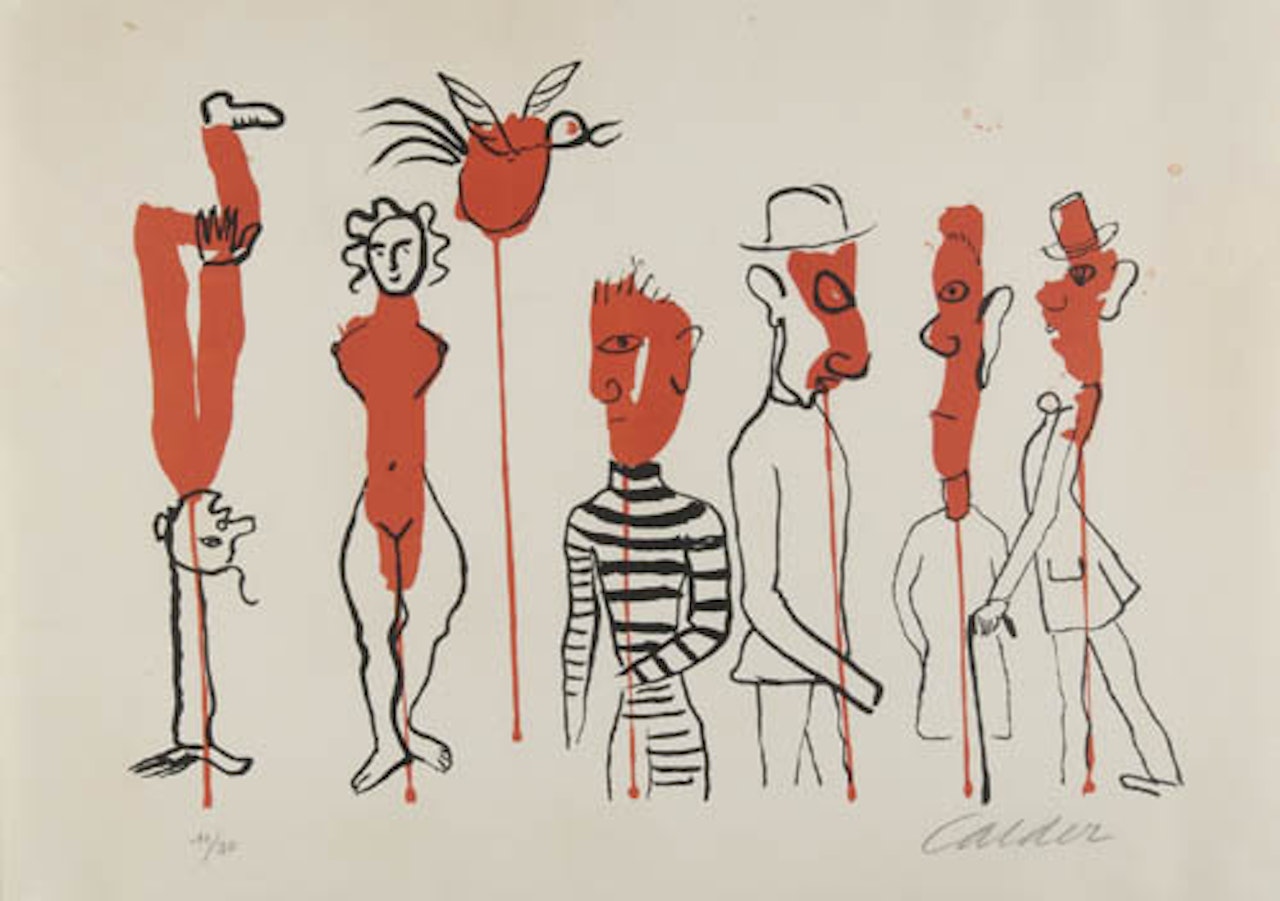 Six Figures by Alexander Calder