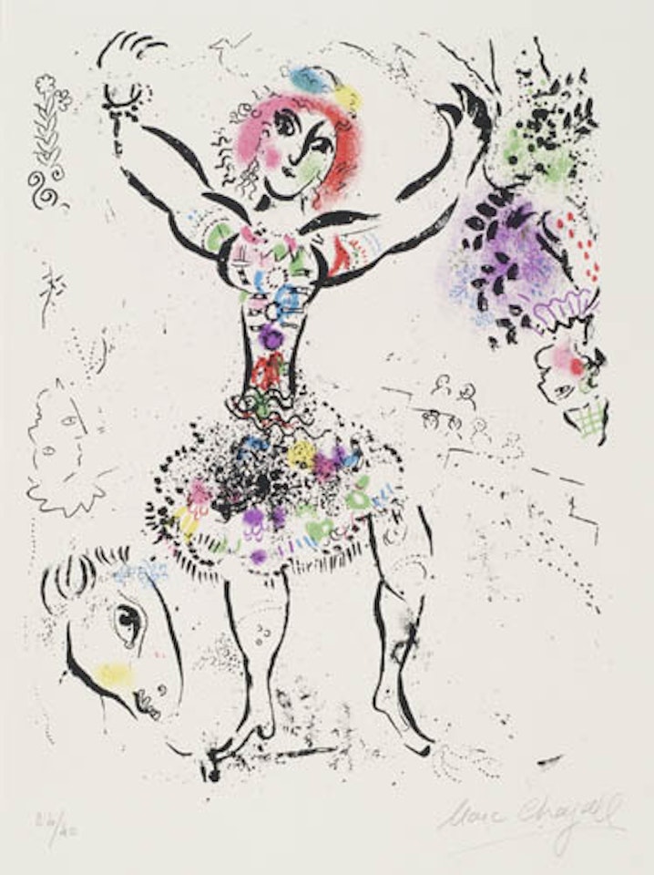 La Jongleuse by Marc Chagall