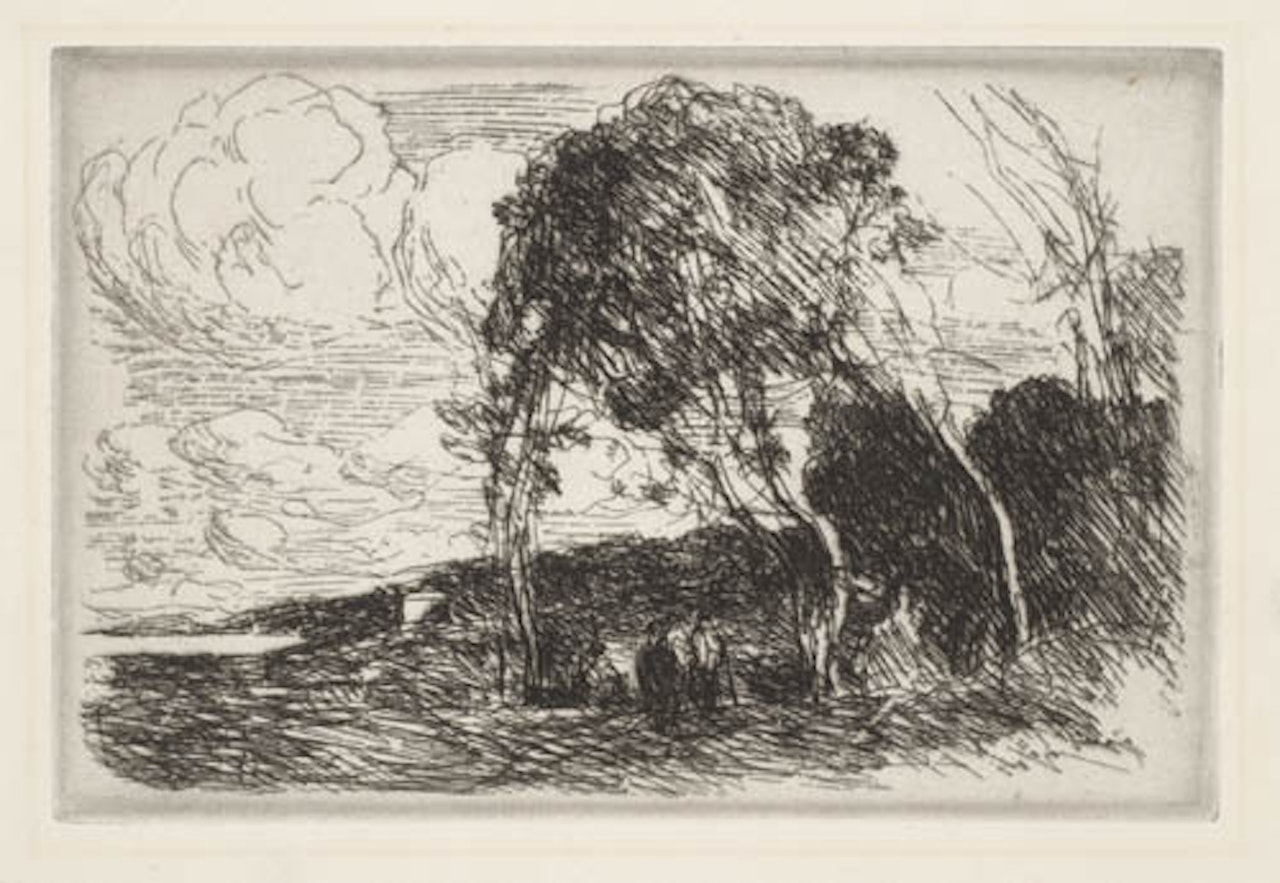 Souvenir des Fortifications de Doaui by Jean Baptiste Camille Corot