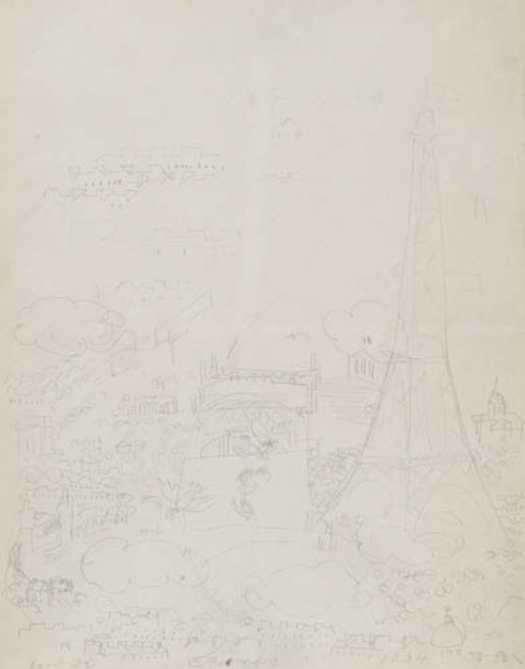 Paris, La Tour Eiffel by Raoul Dufy