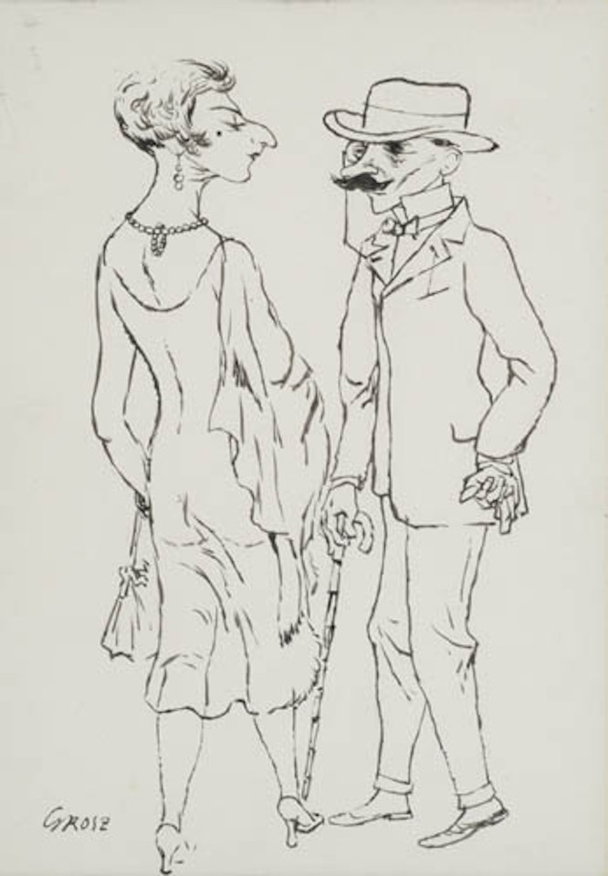 Couple in Finery by George Grosz