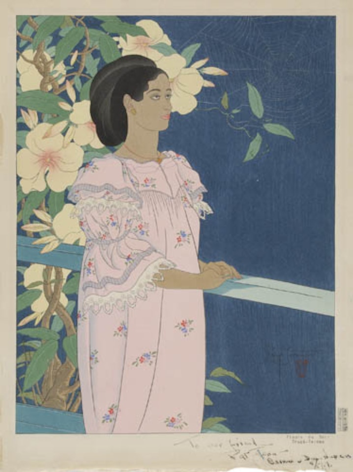 Fleurs du Soir by Paul Jacoulet