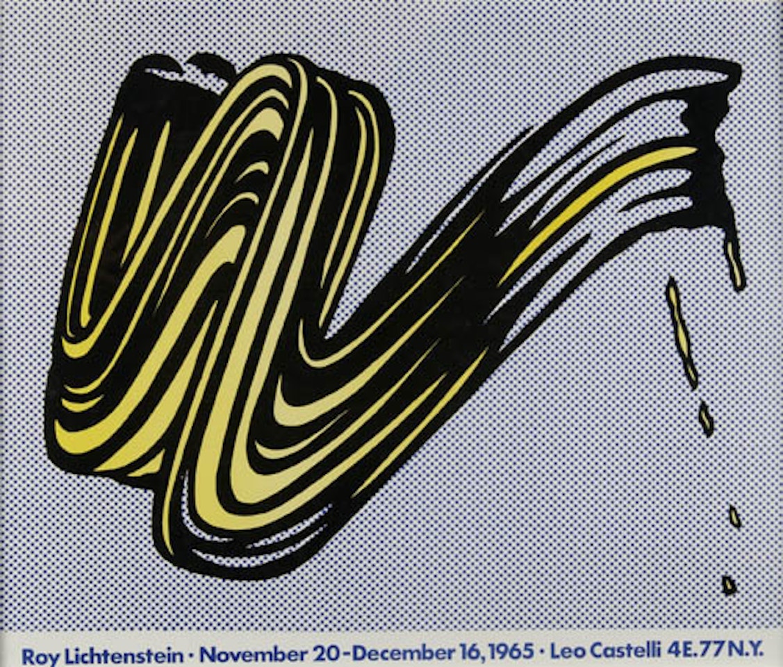 Brushstroke by Roy Lichtenstein