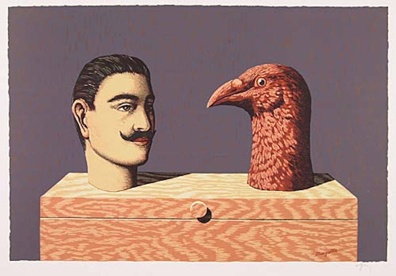 Les Enfants Trouvé de Magritte by After Rene Magritte