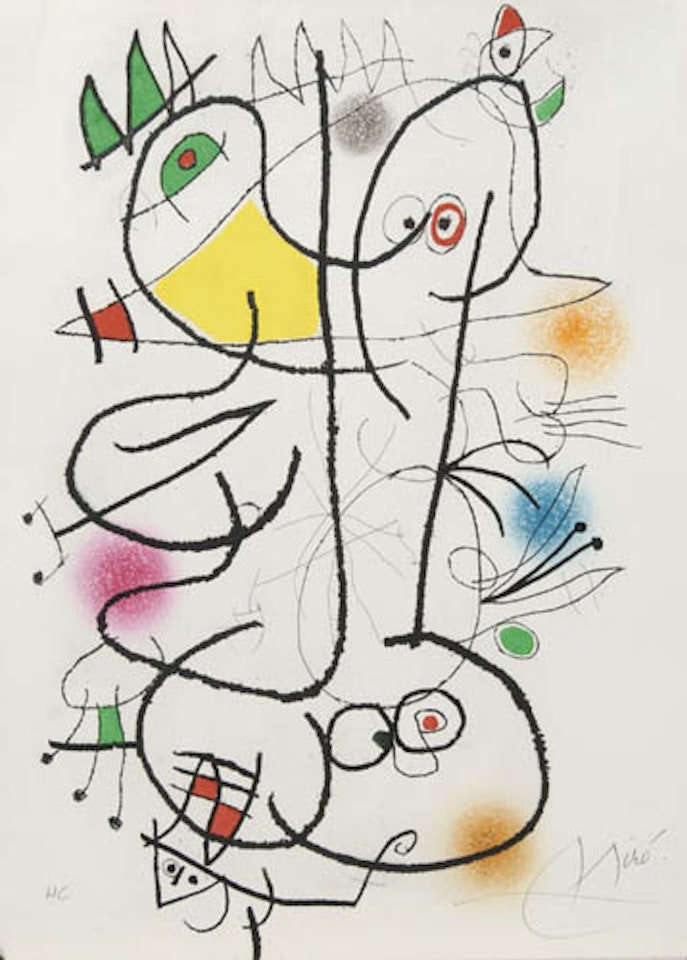Le Miroir de l'Homme par les Bêtes by Joan Miró