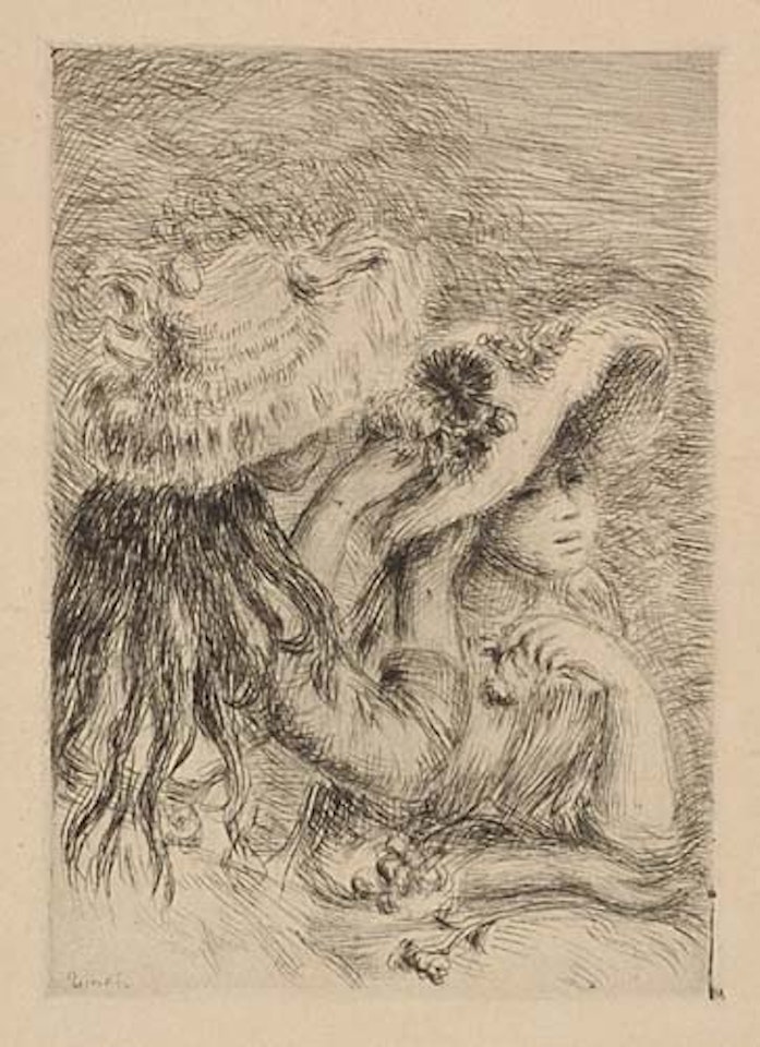Sur la Plage, à Berneval by Pierre-Auguste Renoir