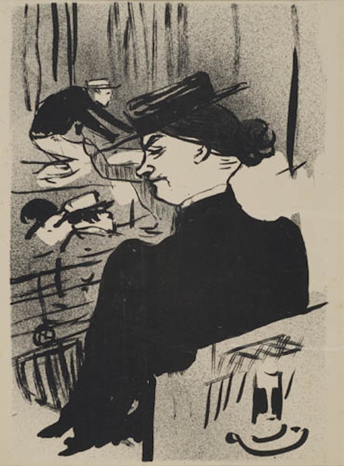 Une Spectatrice by Henri de Toulouse-Lautrec