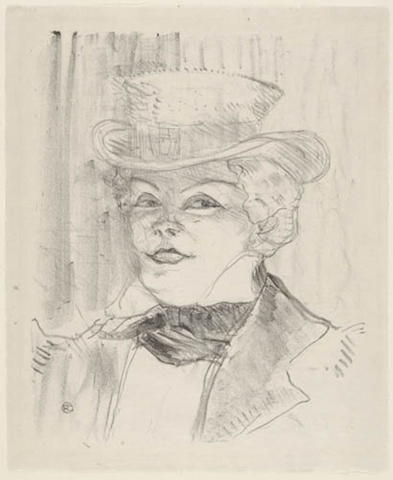 Madame Réjane by Henri de Toulouse-Lautrec