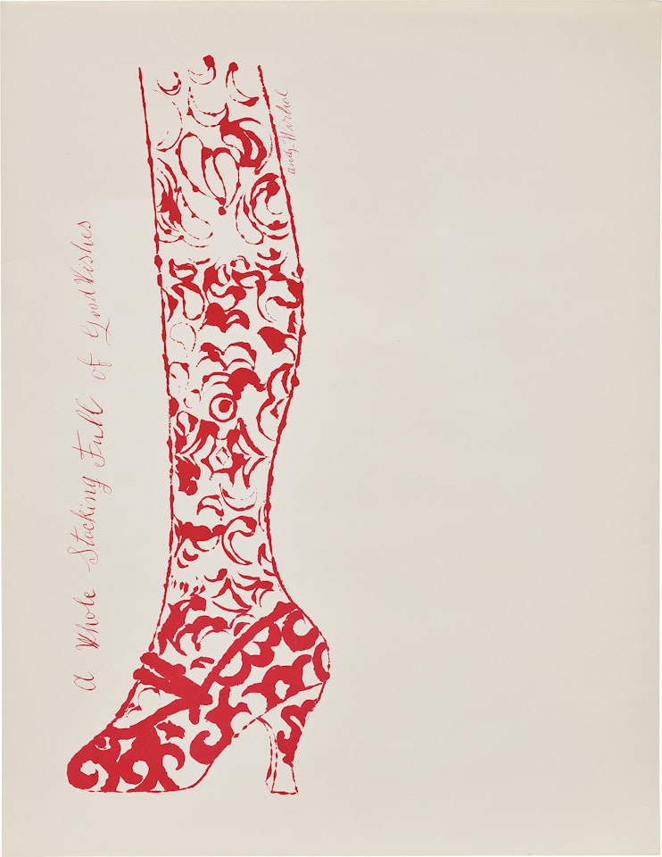 A Whole Stocking Full of Good Wishes by Andy Warhol