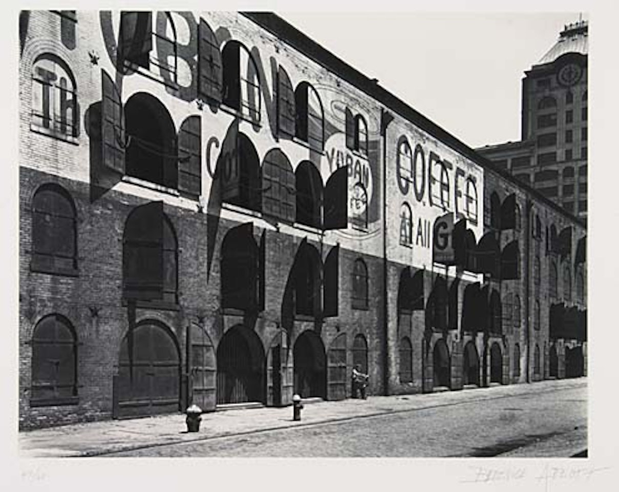 Yuban Warehouse by Berenice Abbott