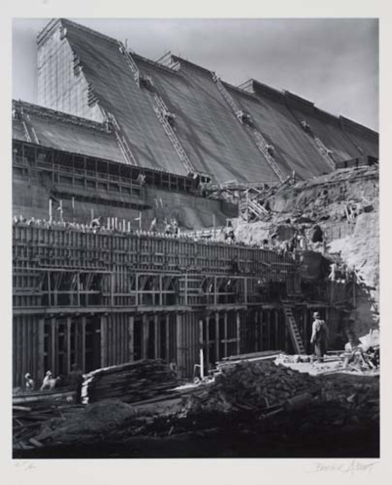 Norris Dam, Tennesee. by Berenice Abbott