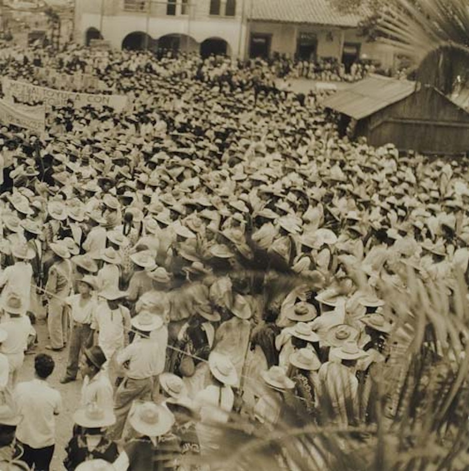Demonstrations by campesinos, Mexico by Tina Modotti