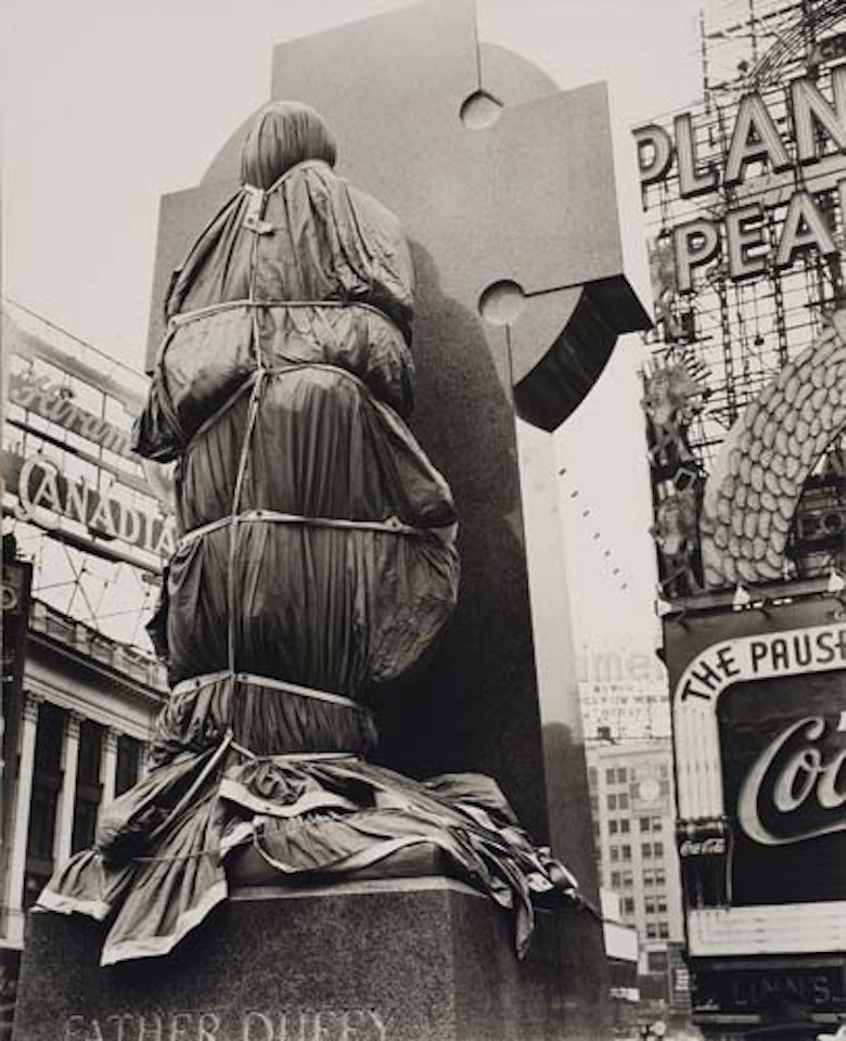Father Duffy, Times Square by Berenice Abbott