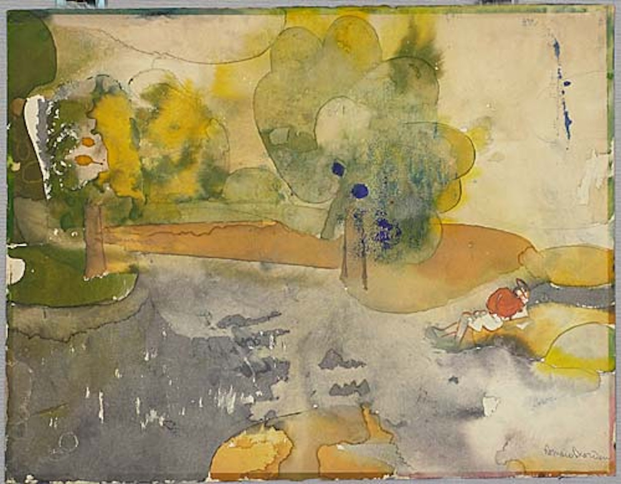 Landscape with a Reclining Figure by Romare Bearden