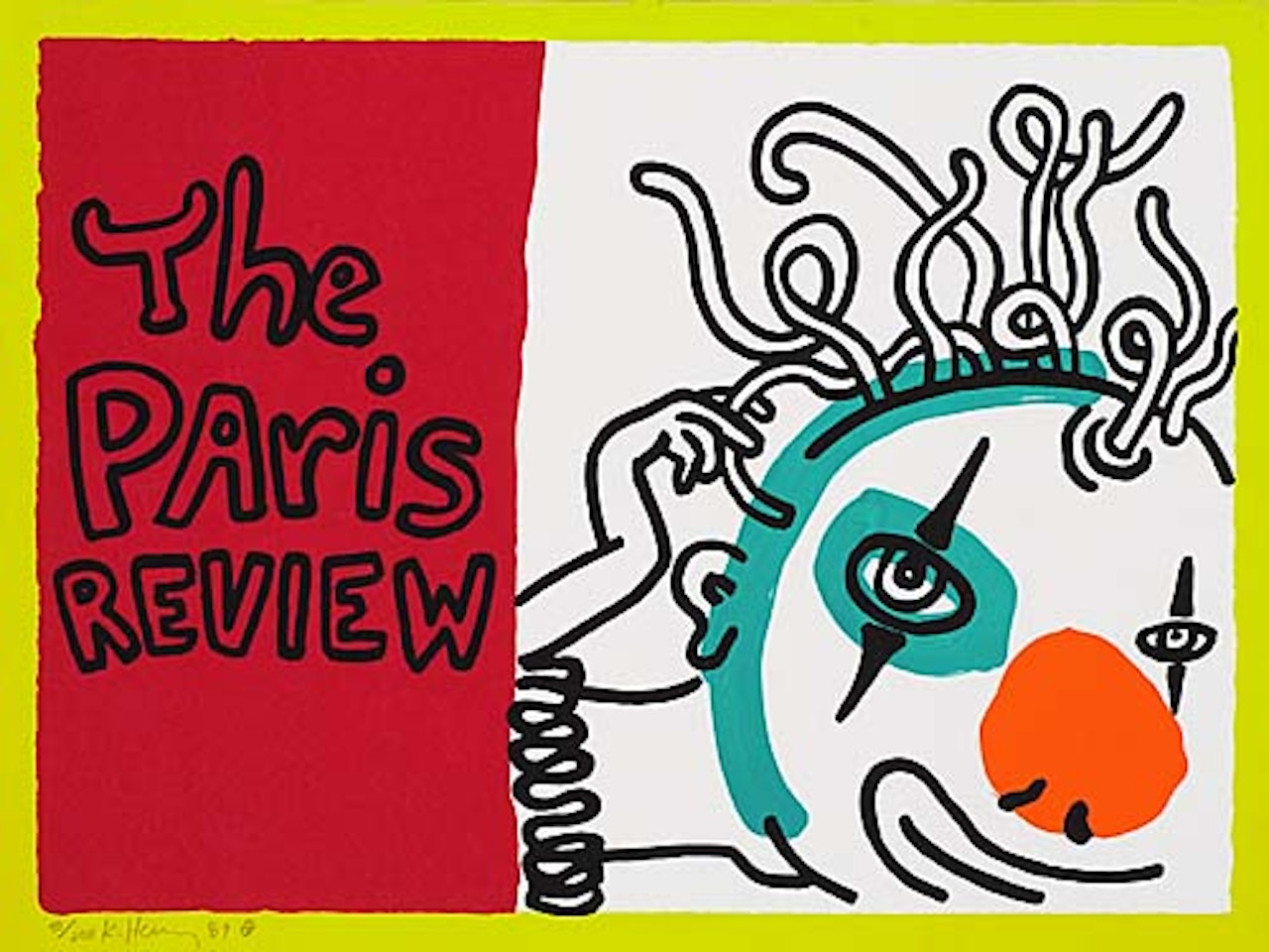 Paris Review by Keith Haring