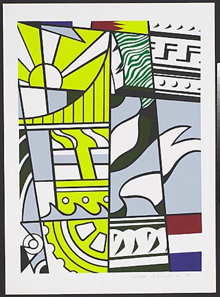 Bicentennial Print by Roy Lichtenstein