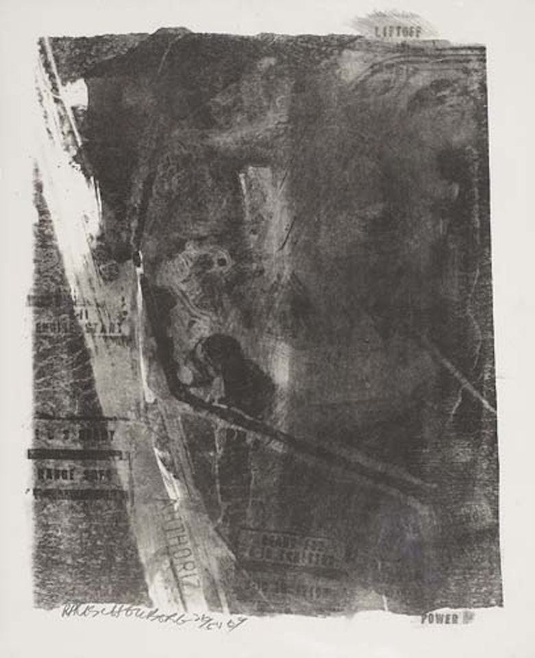 Rack by Robert Rauschenberg