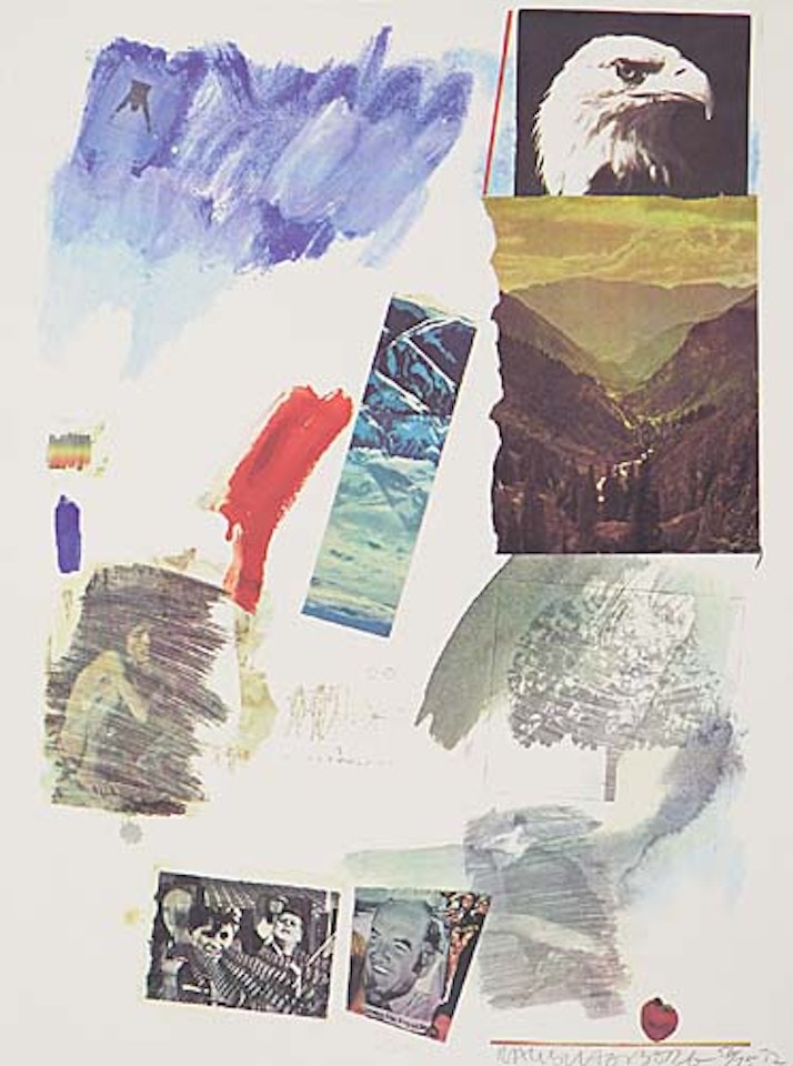 Untitled (McGovern). by Robert Rauschenberg