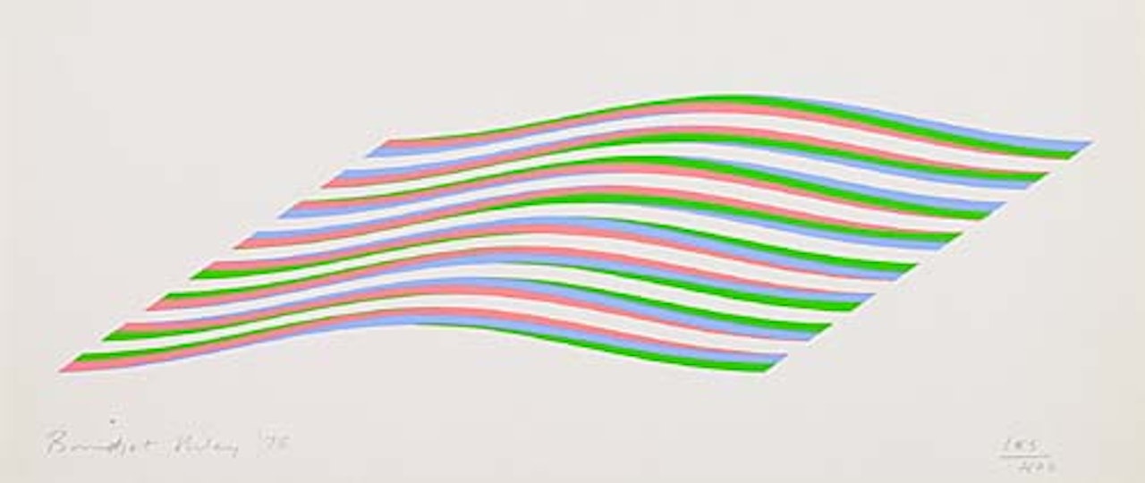 Waves by Bridget Riley