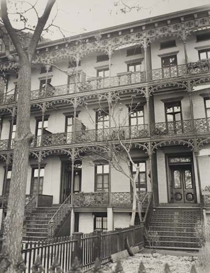 Wrought Iron Ornament: 112-114 West 11th Street by Berenice Abbott