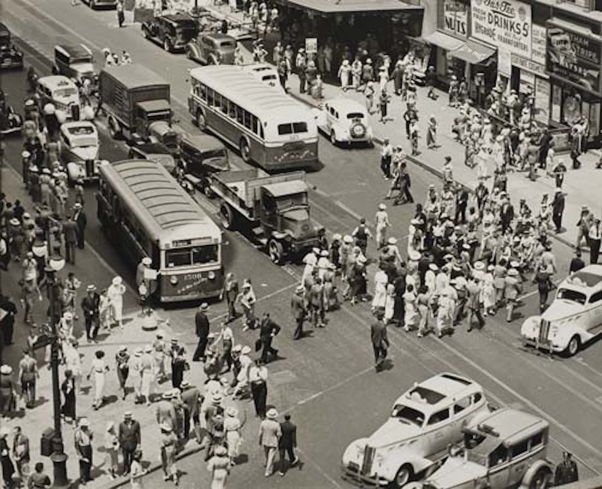 Herald Square, Manhattan by Berenice Abbott