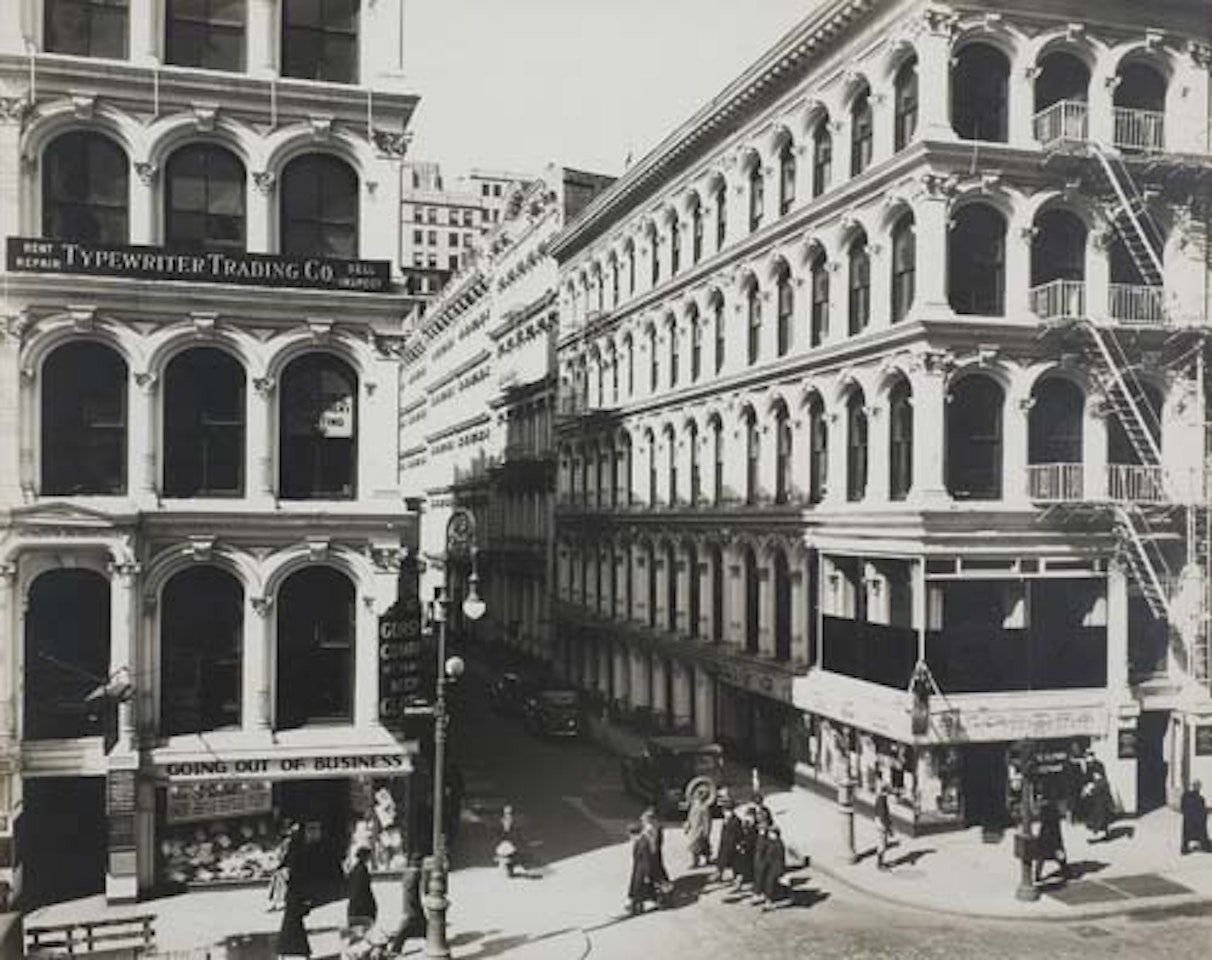 Broadway and Thomas Street by Berenice Abbott