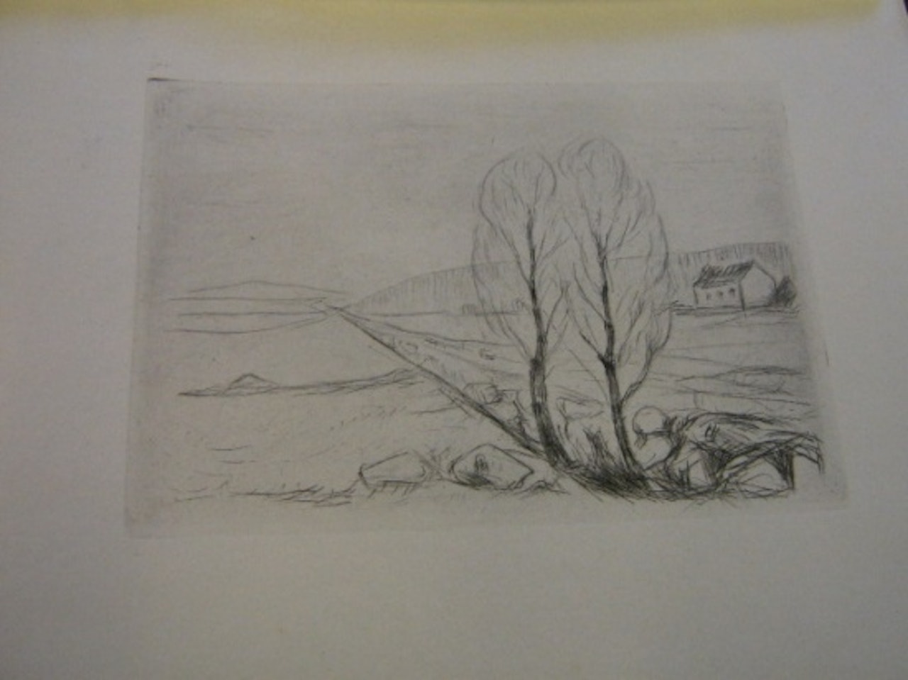 Norwegische Landschaft by Edvard Munch