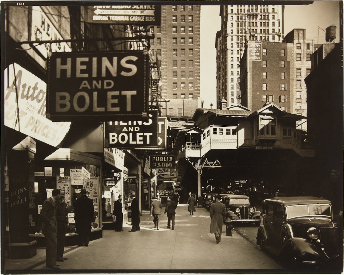 Radio Row, Cortlandt Street, Manhattan by Berenice Abbott