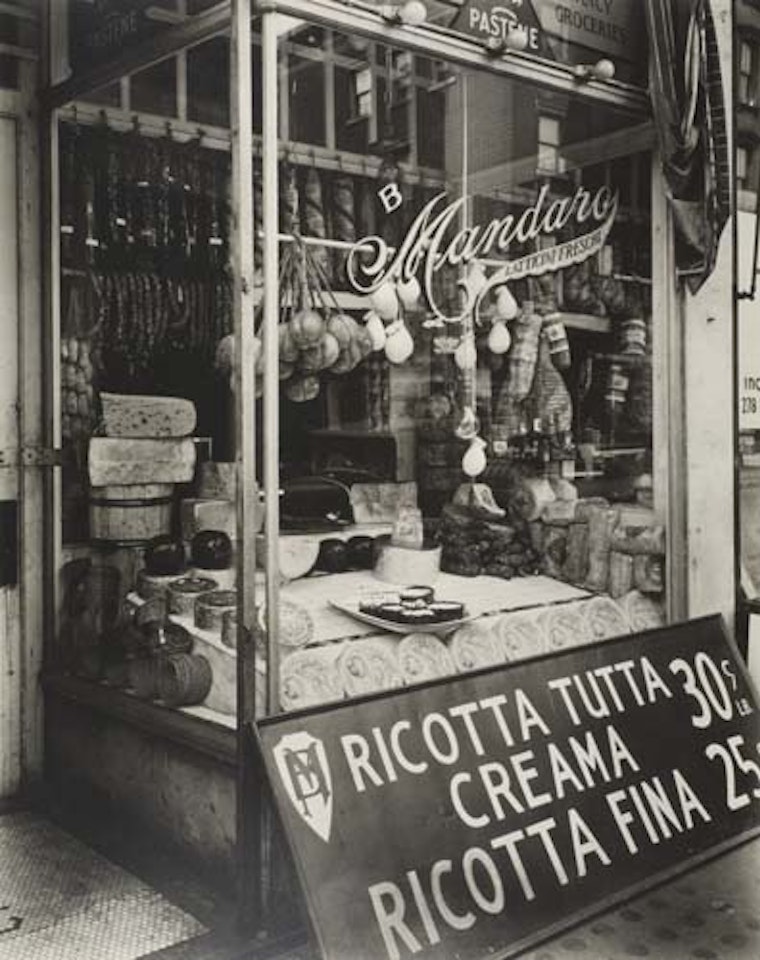 Cheese store by Berenice Abbott