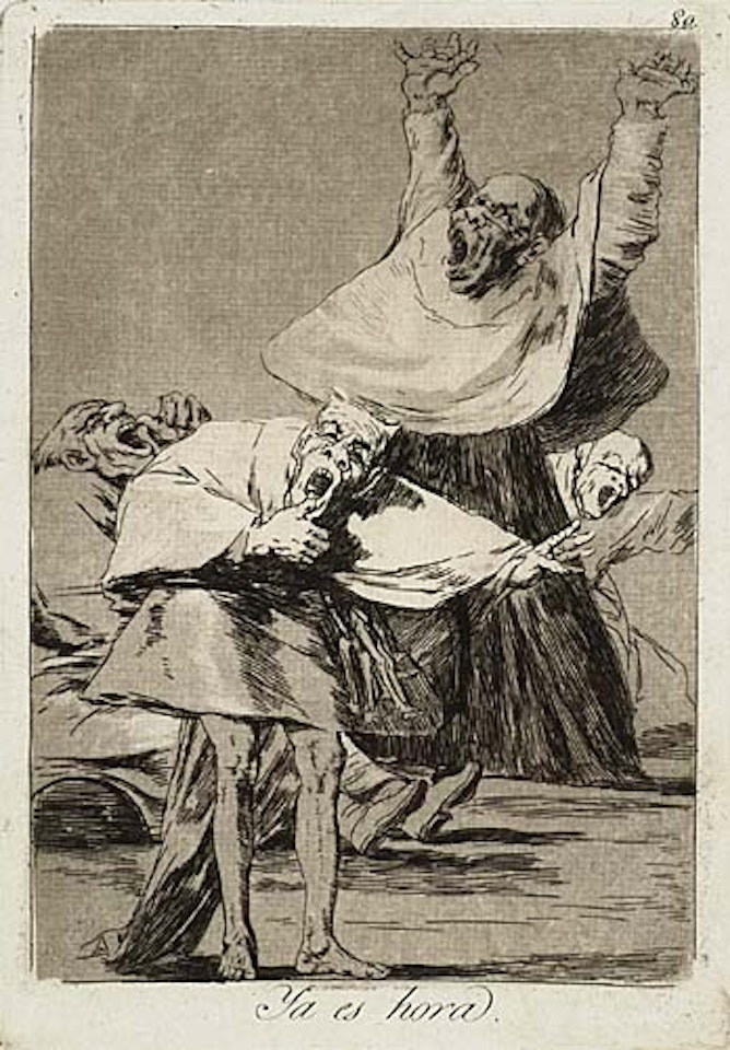Los Caprichos * Al Conde Palatino by Francisco José de Goya