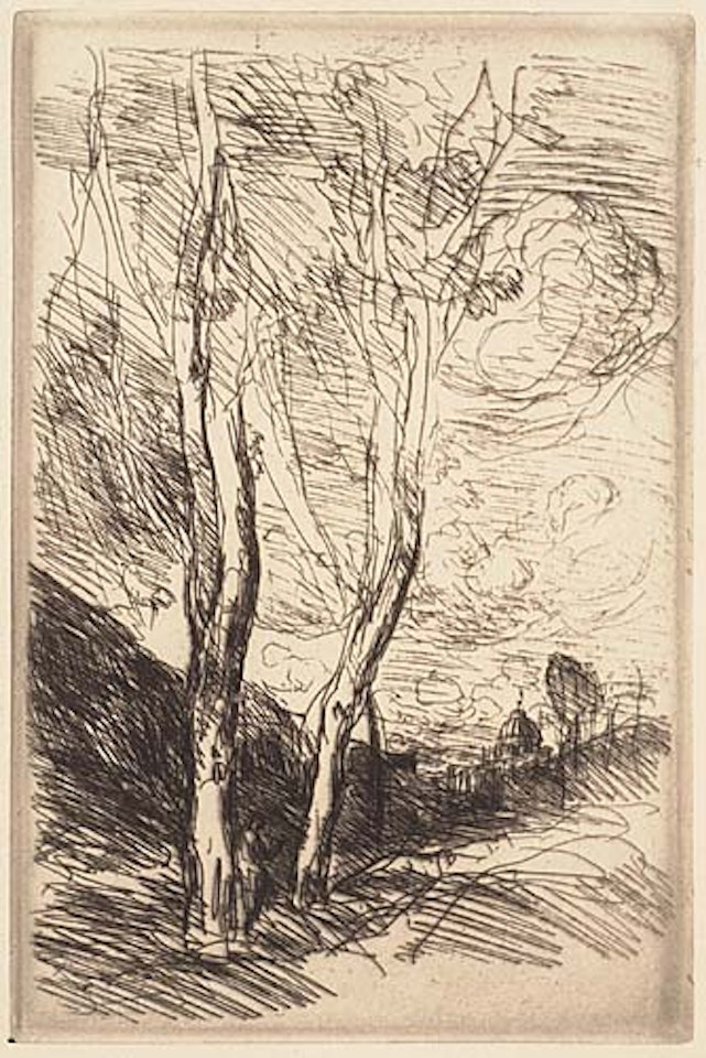 Le Dome Florentin< by Jean Baptiste Camille Corot