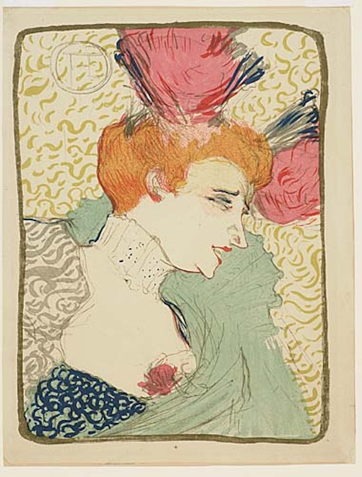 Madamoiselle Marcelle Lender, en buste by Henri de Toulouse-Lautrec