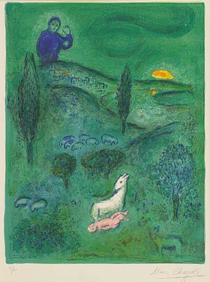 Lamon Discovers Daphnis by Marc Chagall