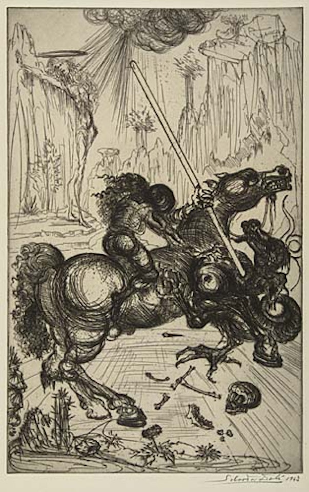 St. George and the Dragon by Salvador Dali