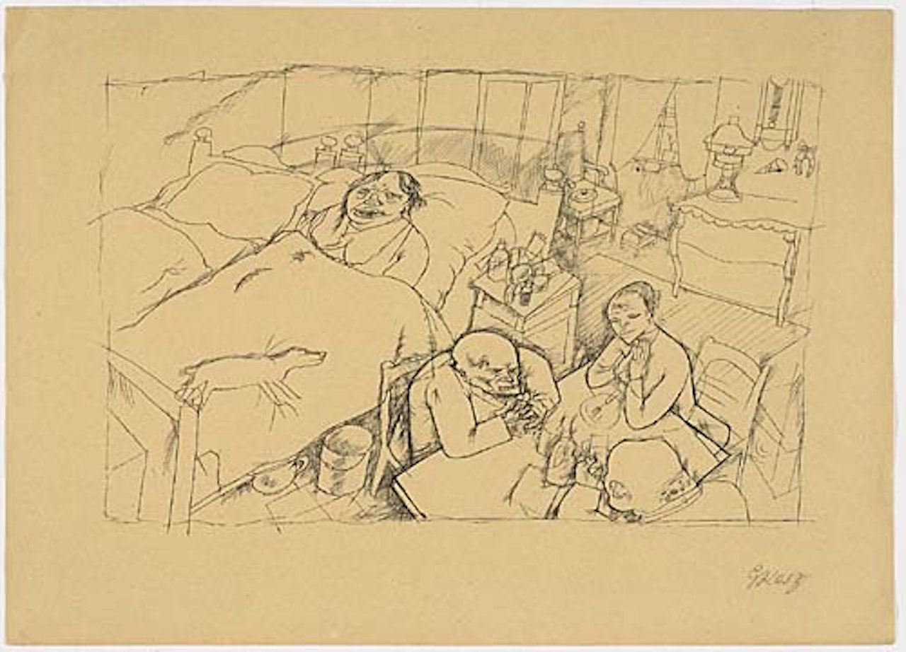 Interieur by George Grosz