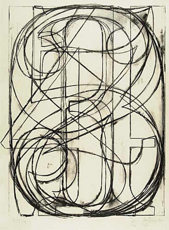 0 through 9 by Jasper Johns