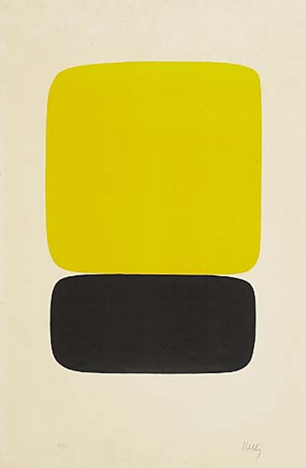 Yellow over Black by Ellsworth Kelly