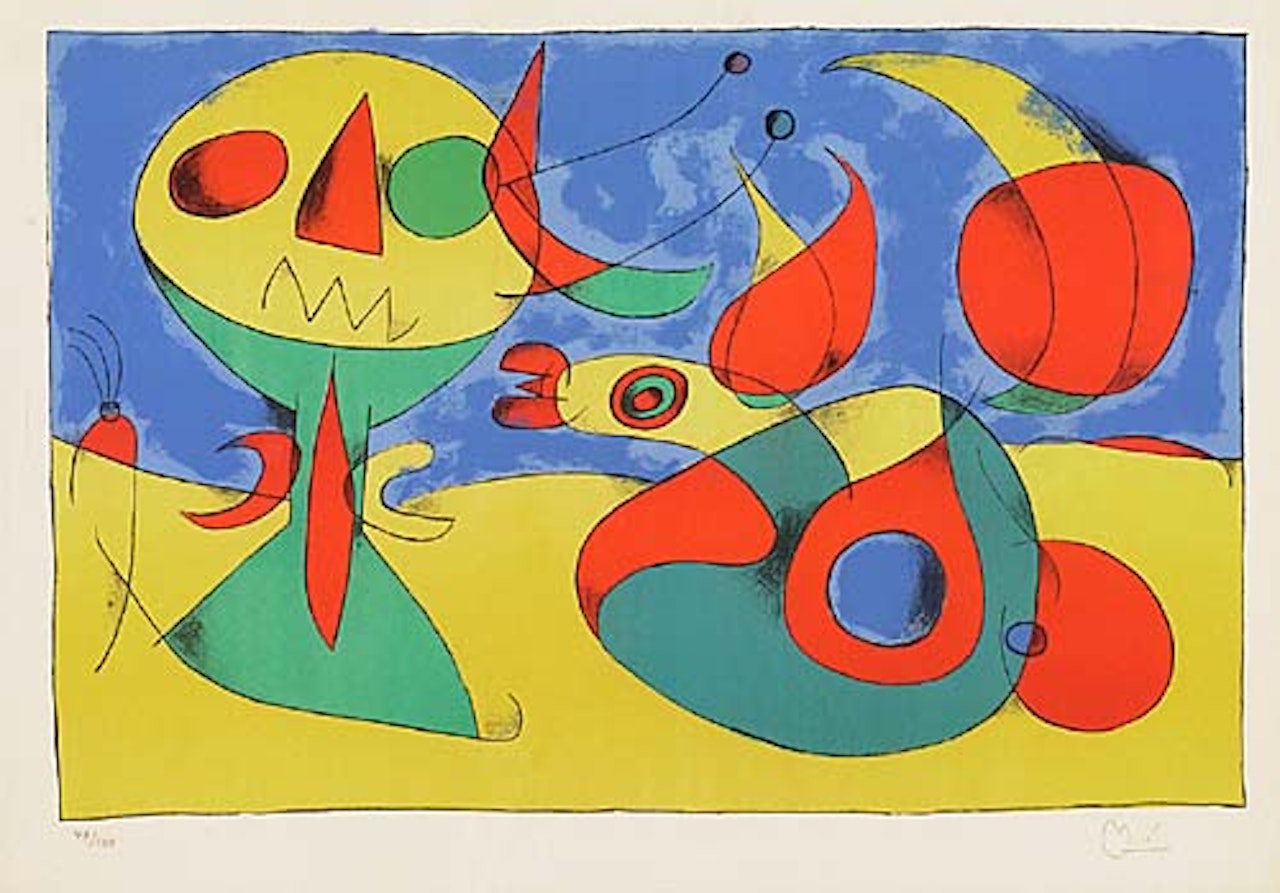 Oiseau zéphyr by Joan Miró