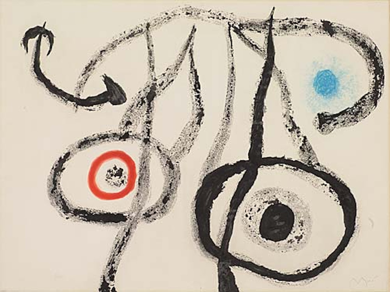 Le porteur d'Eau IV by Joan Miró