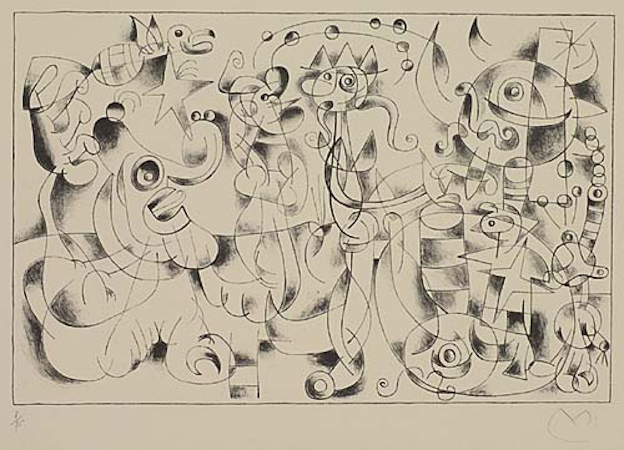 Ubu Roi< by Joan Miró