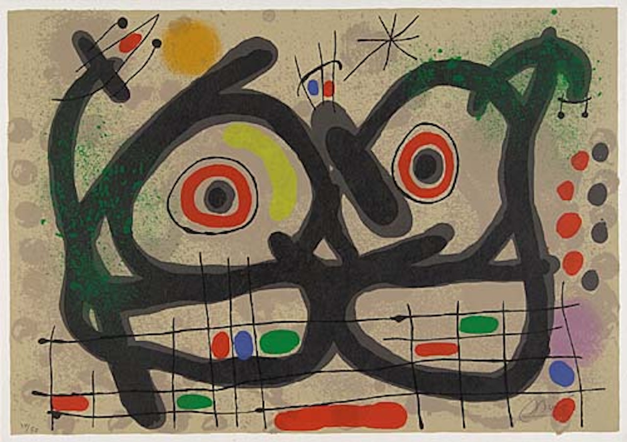 Le Lézard aux Plumes d'Or by Joan Miró