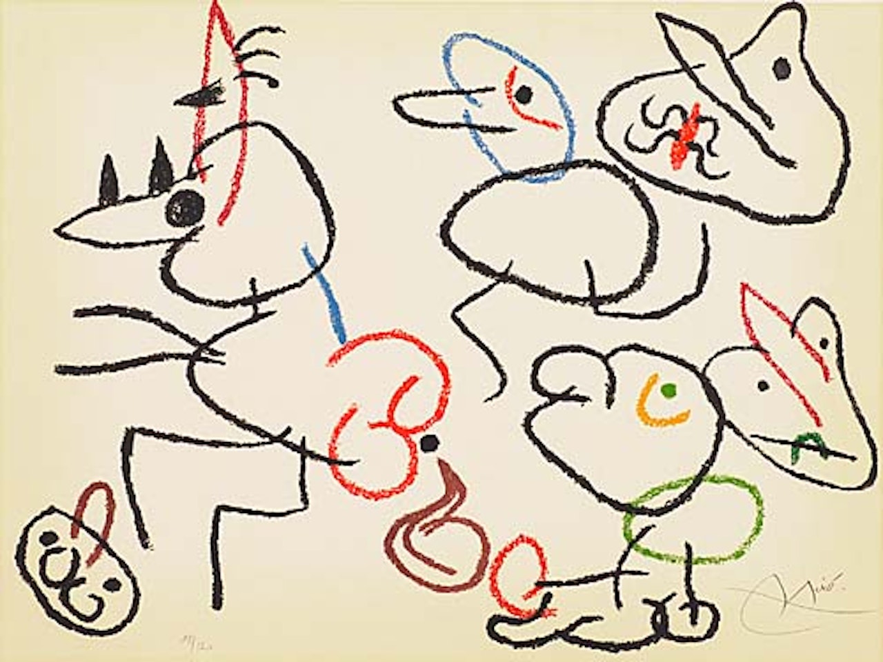 Ubu aux Baléares by Joan Miró