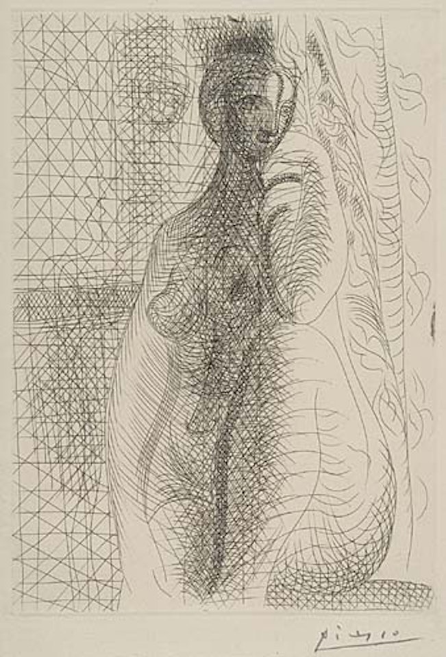 Femme nue à la Jambe pliée by Pablo Picasso