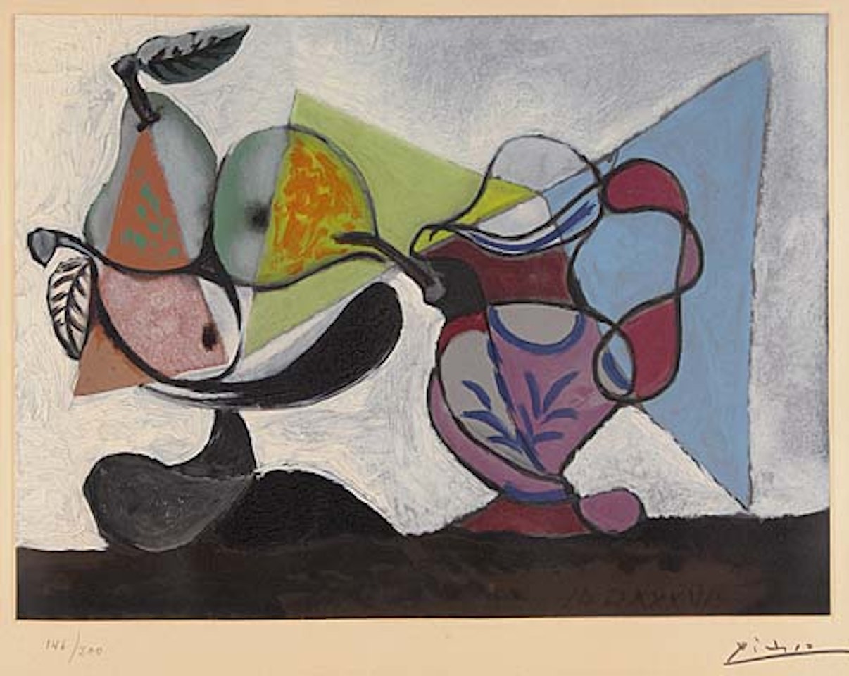 Nature Morte aux Poires et au Pichet by Pablo Picasso