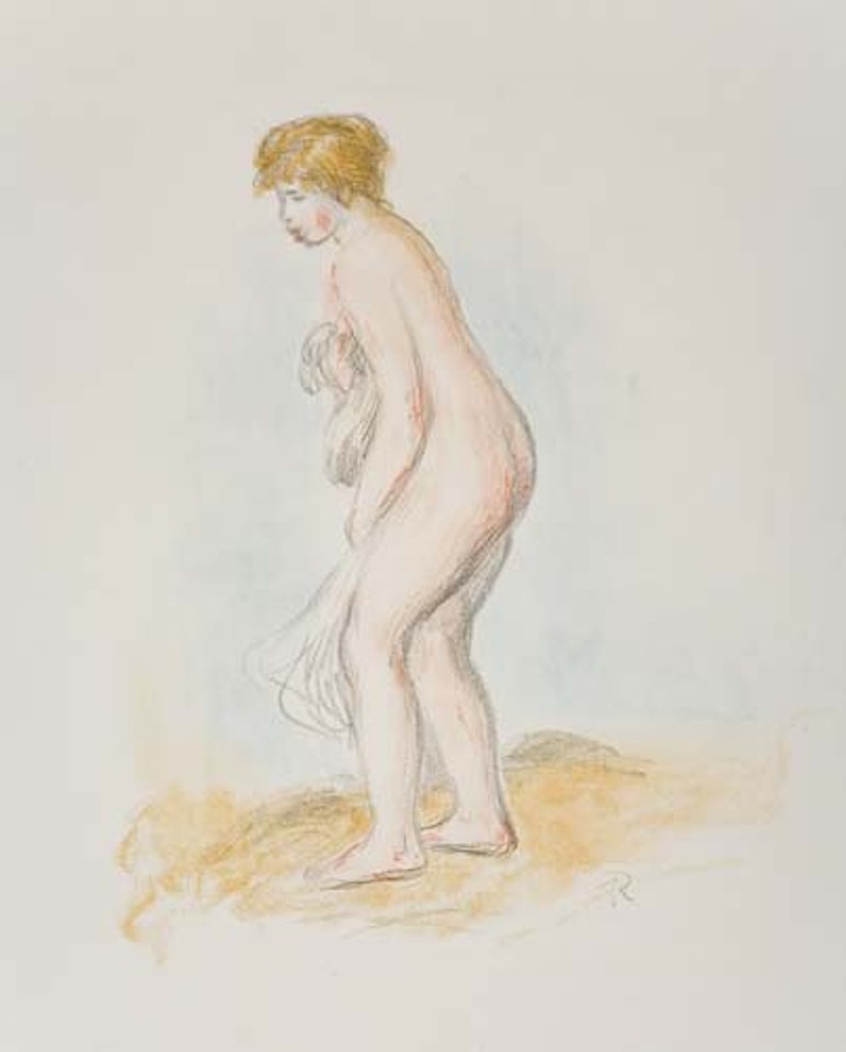 Baigneuse debout en Pied by Pierre-Auguste Renoir