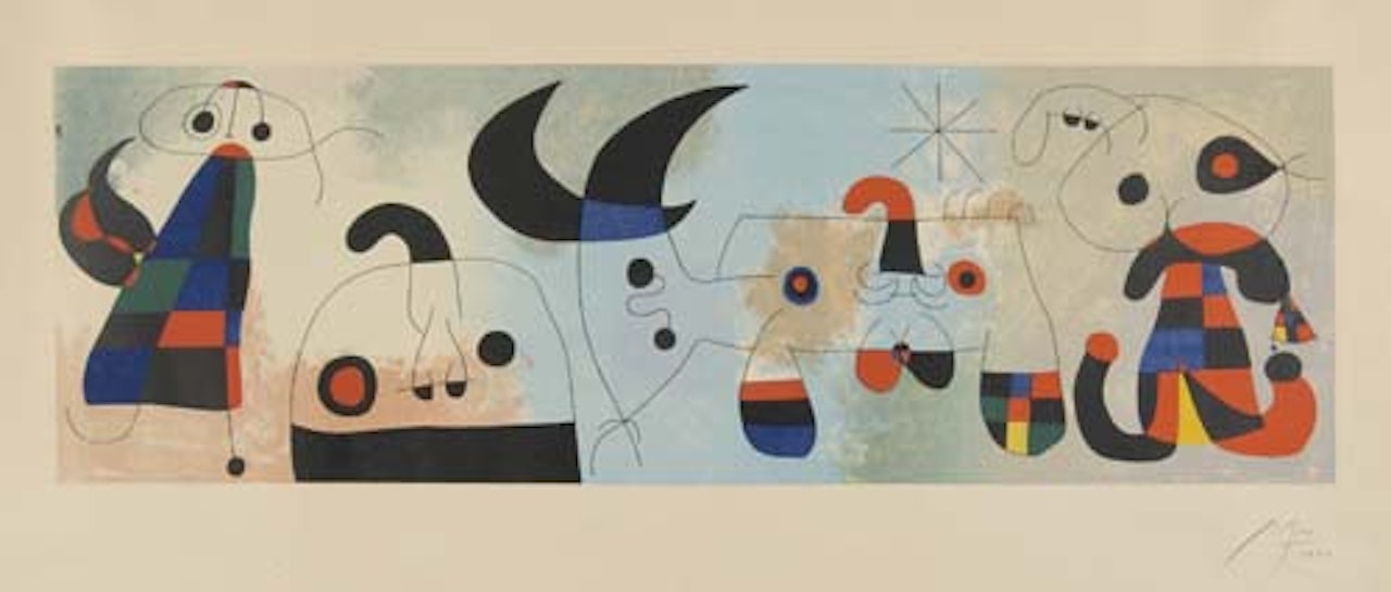 Sur Quatre Murs by Joan Miró